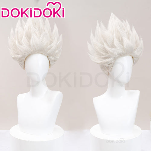 【Ready For Ship】DokiDoki Game Zenless Zone Zero Cosplay Billy the Kid Wig Short Straight White Hair