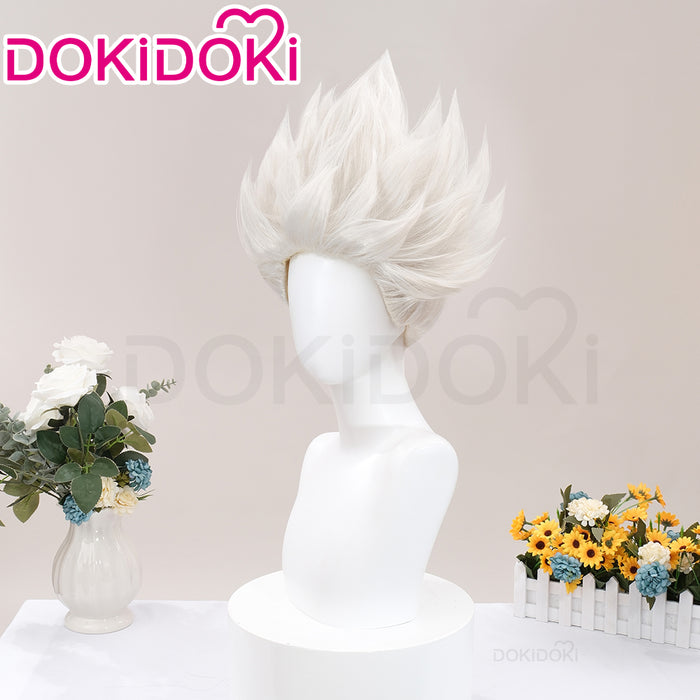 【Ready For Ship】DokiDoki Game Zenless Zone Zero Cosplay Billy the Kid Wig Short Straight White Hair
