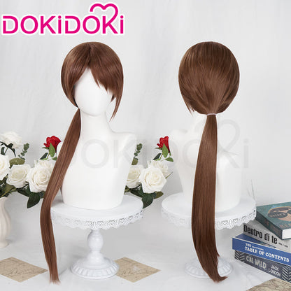 【Ready For Ship】DokiDoki Movie Cosplay Wig Long Straight Brown Hair