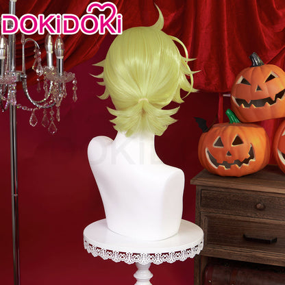 【Ready For Ship】DokiDoki Rascal the Raccoon Cosplay Wig Short Yellow