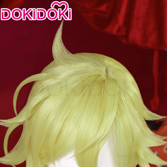 【Ready For Ship】DokiDoki Rascal the Raccoon Cosplay Wig Short Yellow