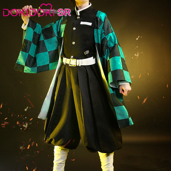 【Ready For Ship】DokiDoki-SR Anime Cosplay  Costume Men Halloween Black Uniform