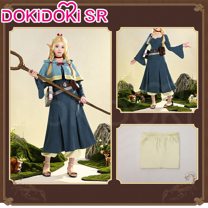 【Ready For Ship】DokiDoki-SR Anime Delicious in Dungeon Cosplay Marcille Donato Costume Dungeon Meshi Halloween