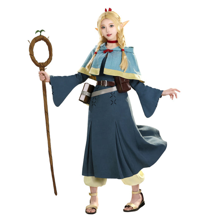 【Ready For Ship】DokiDoki-SR Anime Delicious in Dungeon Cosplay Marcille Donato Costume Dungeon Meshi Halloween