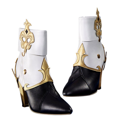 【 Ready For Ship】DokiDoki-SR Game Genshin Impact Cosplay Clorinde Fontaine Shoes