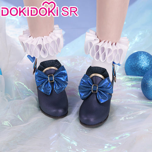 【 Ready For Ship】DokiDoki-SR Game Genshin Impact Cosplay Focalors Shoes Furina Fontaine