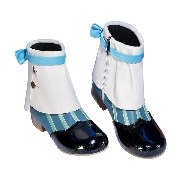【Ready For Ship】DokiDoki-SR Game Genshin Impact Cosplay Fontaine Sigewinne Costume / Shoes Women