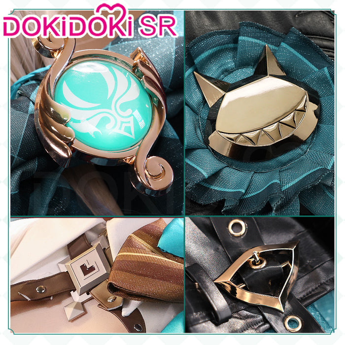 【Ready For Ship】DokiDoki-SR Game Genshin Impact Cosplay Lynette Costume / Hat Fontaine