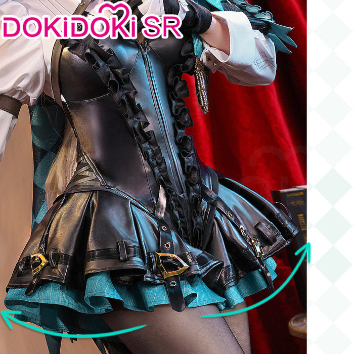 【Ready For Ship】DokiDoki-SR Game Genshin Impact Cosplay Lynette Costume / Hat Fontaine