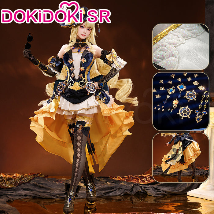 【Ready For Ship】DokiDoki-SR Game Genshin Impact Cosplay Navia Costume Fontaine Halloween