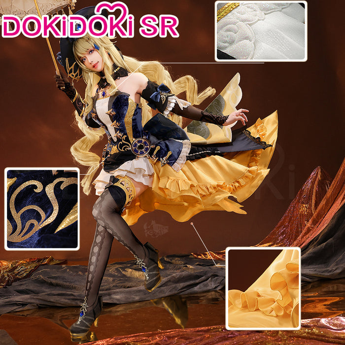 【Ready For Ship】DokiDoki-SR Game Genshin Impact Cosplay Navia Costume Fontaine Halloween
