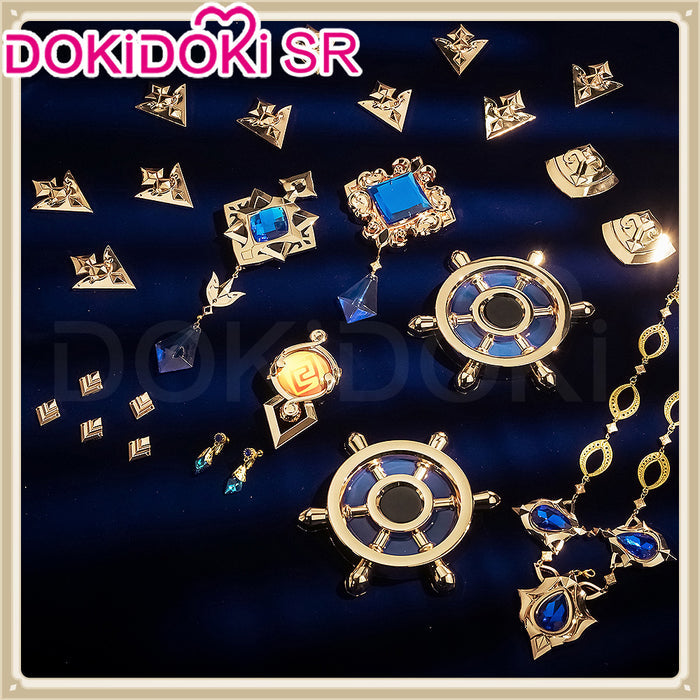 【Ready For Ship】DokiDoki-SR Game Genshin Impact Cosplay Navia Costume Fontaine Halloween