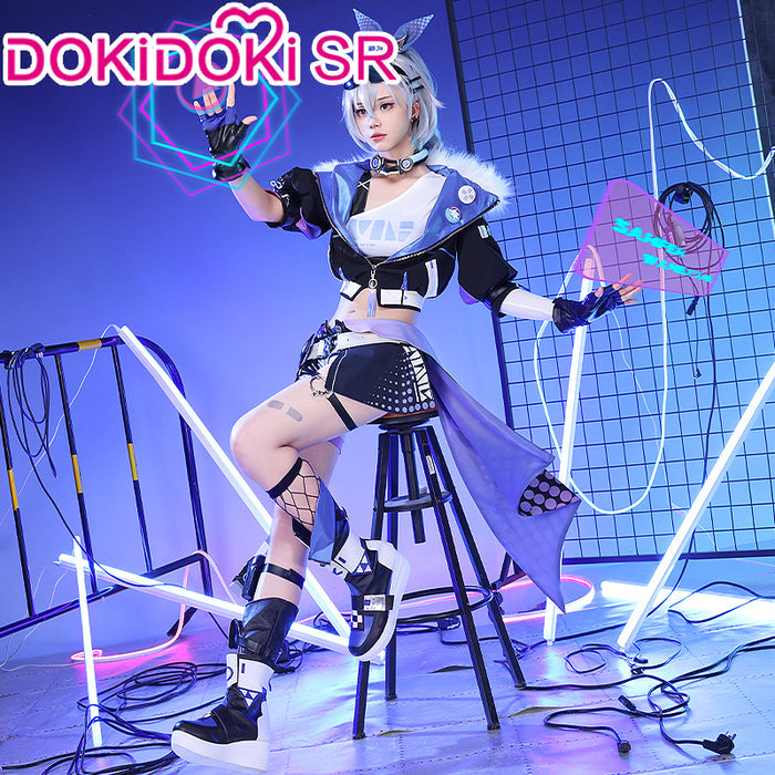【Ready For Ship】DokiDoki-SR Game Honkai: Star Rail Cosplay Silver Wolf Costume / Shoes