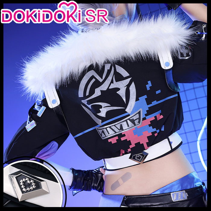 【Ready For Ship】DokiDoki-SR Game Honkai: Star Rail Cosplay Silver Wolf Costume / Shoes