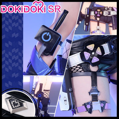 【Ready For Ship】DokiDoki-SR Game Honkai: Star Rail Cosplay Silver Wolf Costume / Shoes
