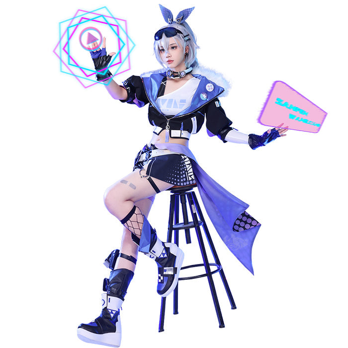 【Ready For Ship】DokiDoki-SR Game Honkai: Star Rail Cosplay Silver Wolf Costume / Shoes