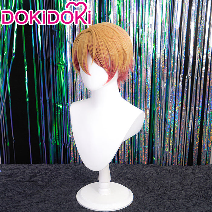 【Ready For Ship】【Gradient Ver】DokiDoki Anime Oshi no Ko Cosplay Hoshino Aquamarine Wig Short Brown Red