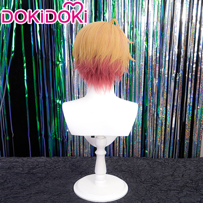 【Ready For Ship】【Gradient Ver】DokiDoki Anime Oshi no Ko Cosplay Hoshino Aquamarine Wig Short Brown Red