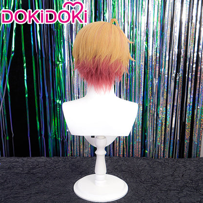 【Ready For Ship】【Gradient Ver】DokiDoki Anime Oshi no Ko Cosplay Hoshino Aquamarine Wig Short Brown Red