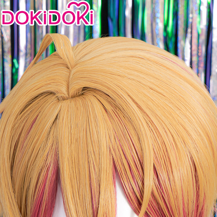 【Ready For Ship】【Gradient Ver】DokiDoki Anime Oshi no Ko Cosplay Hoshino Aquamarine Wig Short Brown Red