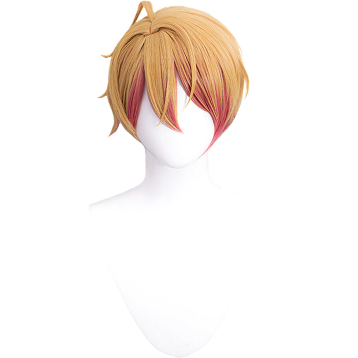 【Ready For Ship】【Gradient Ver】DokiDoki Anime Oshi no Ko Cosplay Hoshino Aquamarine Wig Short Brown Red
