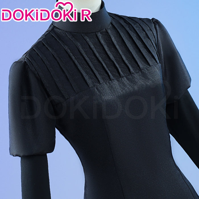 【Ready For Ship】【Last Batch】Dokidoki-R Anime Cosplay Costume Black Dress