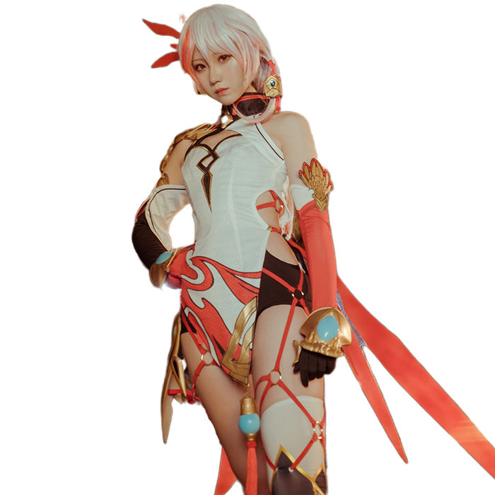 【Ready For Ship】【Last Batch】DokiDoki-R Game Honkai Impact 3 Cosplay Fu Hua Phoenix Costume Fuhua