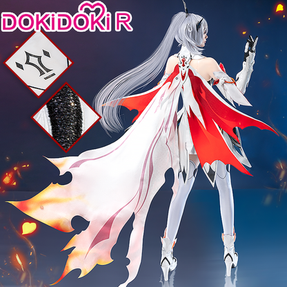 【Ready For Ship】【Last Batch】DokiDoki-R Game Honkai Impact 3 Cosplay Kiana Kaslana Costume / Wig Herrscher of Flamescion