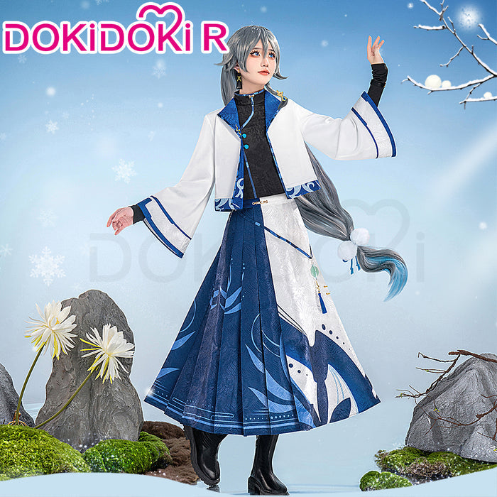 【Ready For Ship】【Last Batch】DokiDoki-R Game Honkai Impact 3rd Cosplay Fu Hua Costume Winter Charm FuHua Winter Skin