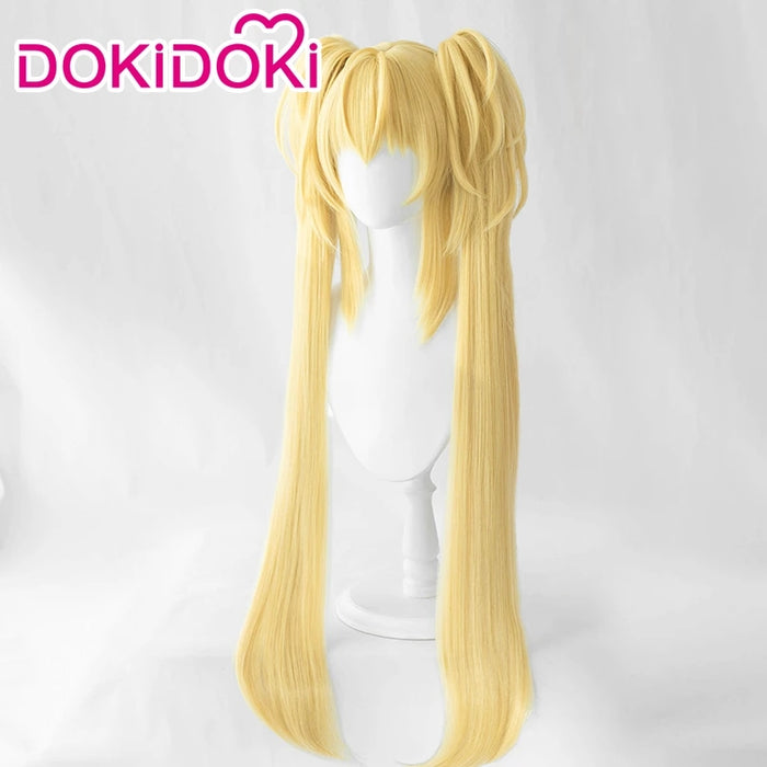 【Ready For Ship】【Last Batch】DokiDoki Shugo Chara Cosplay Tsukiyomi Utau Cosplay Wig Long Yellow