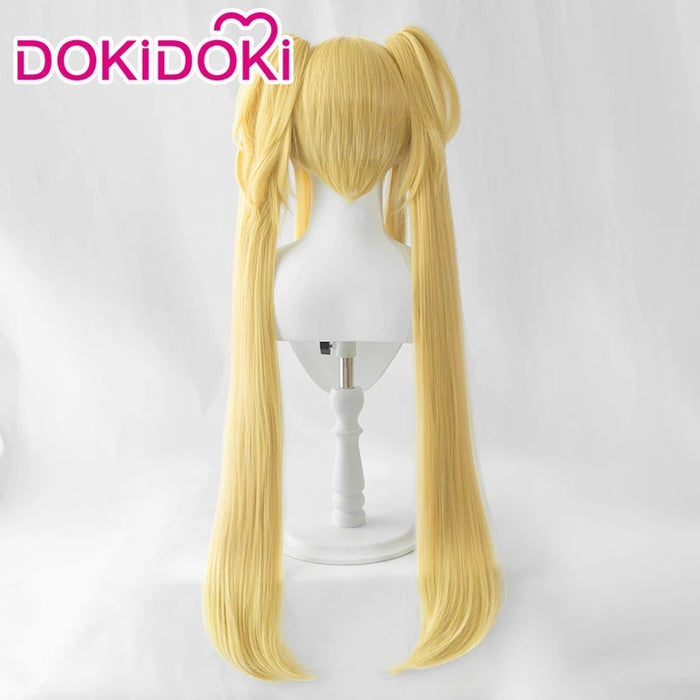 【Ready For Ship】【Last Batch】DokiDoki Shugo Chara Cosplay Tsukiyomi Utau Cosplay Wig Long Yellow