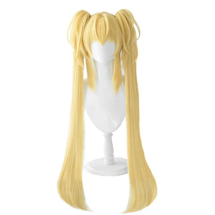 【Ready For Ship】【Last Batch】DokiDoki Shugo Chara Cosplay Tsukiyomi Utau Cosplay Wig Long Yellow