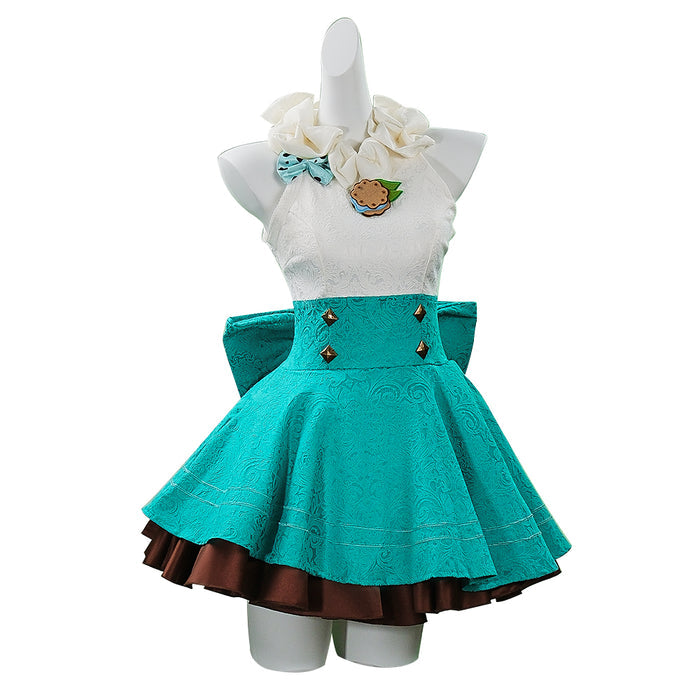 【Ready For Ship】【Last Batch】【Size S-2XL】DokiDoki-R Cosplay Costume Sweets Series Chocolate Mint Dress