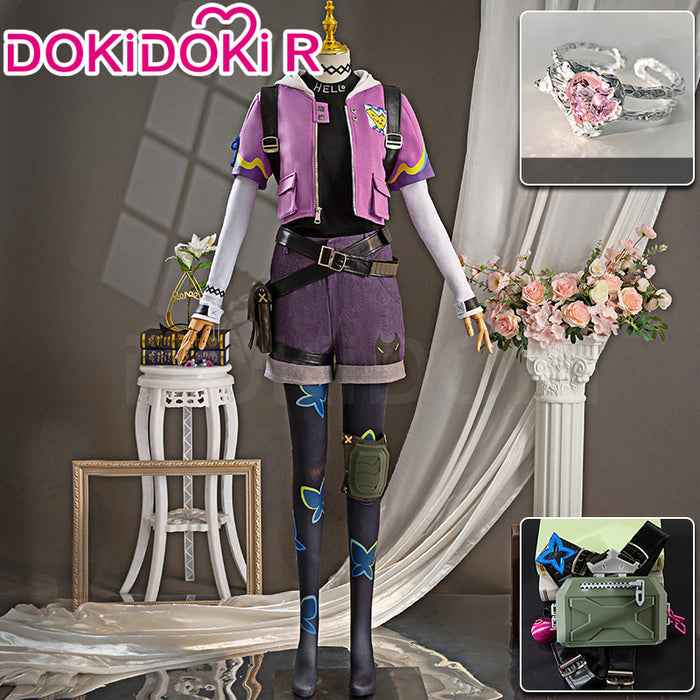 【Ready For Ship】【Last Batch】【Size S-2XL】DokiDoki-R Game Valorant Cosplay Clove Costume