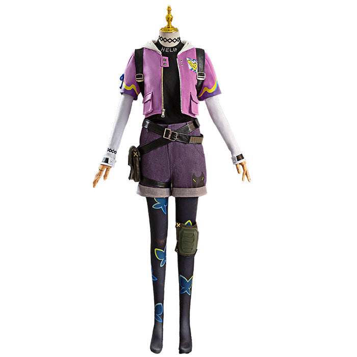 【Ready For Ship】【Last Batch】【Size S-2XL】DokiDoki-R Game Valorant Cosplay Clove Costume