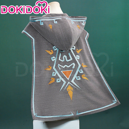 【Ready For Ship】【Last Batch】【Size S-3XL】DokiDoki Game Cosplay Costume Grey Cape Cloak