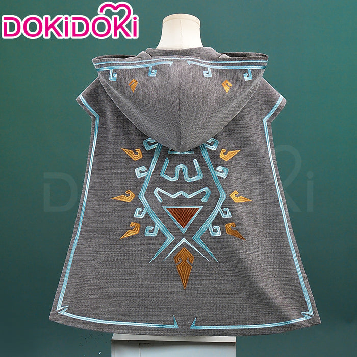 【Ready For Ship】【Last Batch】【Size S-3XL】DokiDoki Game Cosplay Costume Grey Cape Cloak