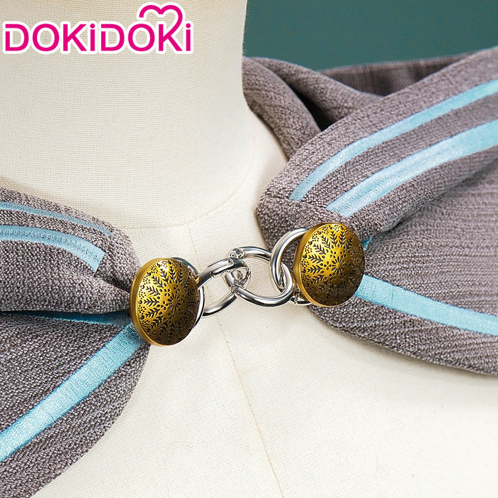 【Ready For Ship】【Last Batch】【Size S-3XL】DokiDoki Game Cosplay Costume Grey Cape Cloak