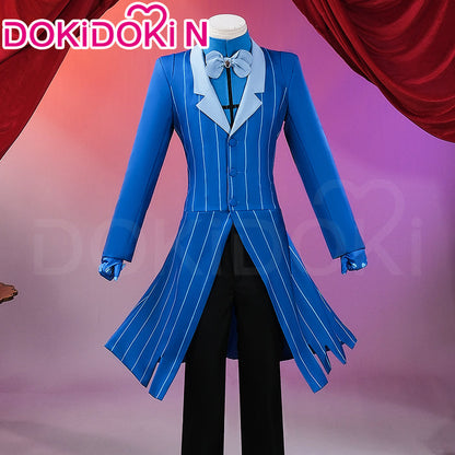 【Ready For Ship】【Last Batch】【Size S-4XL】DokiDoki-N Anime Hell Hotel Cosplay Blue Suit Costume