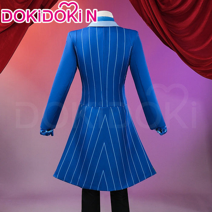【Ready For Ship】【Last Batch】【Size S-4XL】DokiDoki-N Anime Hell Hotel Cosplay Blue Suit Costume