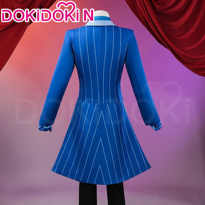 【Ready For Ship】【Last Batch】【Size S-4XL】DokiDoki-N Anime Hell Hotel Cosplay Blue Suit Costume