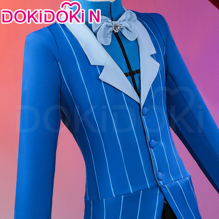 【Ready For Ship】【Last Batch】【Size S-4XL】DokiDoki-N Anime Hell Hotel Cosplay Blue Suit Costume