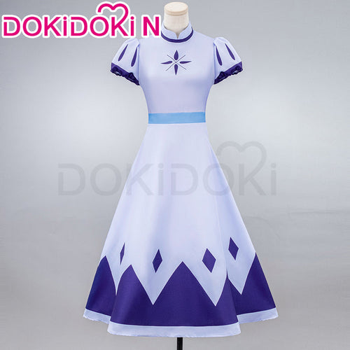 【Ready For Ship】【Size S-3XL】DokiDoki-N Anime Hell Hotel Cosplay Angel Costume Purple Blue