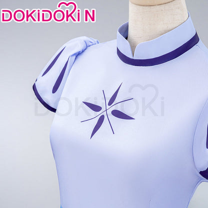 【Ready For Ship】【Size S-3XL】DokiDoki-N Anime Hell Hotel Cosplay Angel Costume Purple Blue
