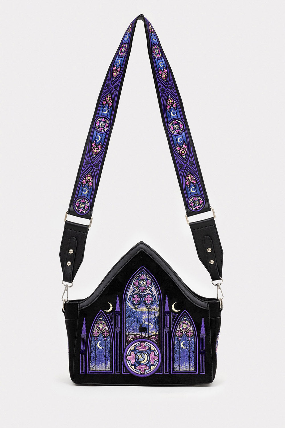 Aurora Cross Body Bag Northern Lights Embroidery