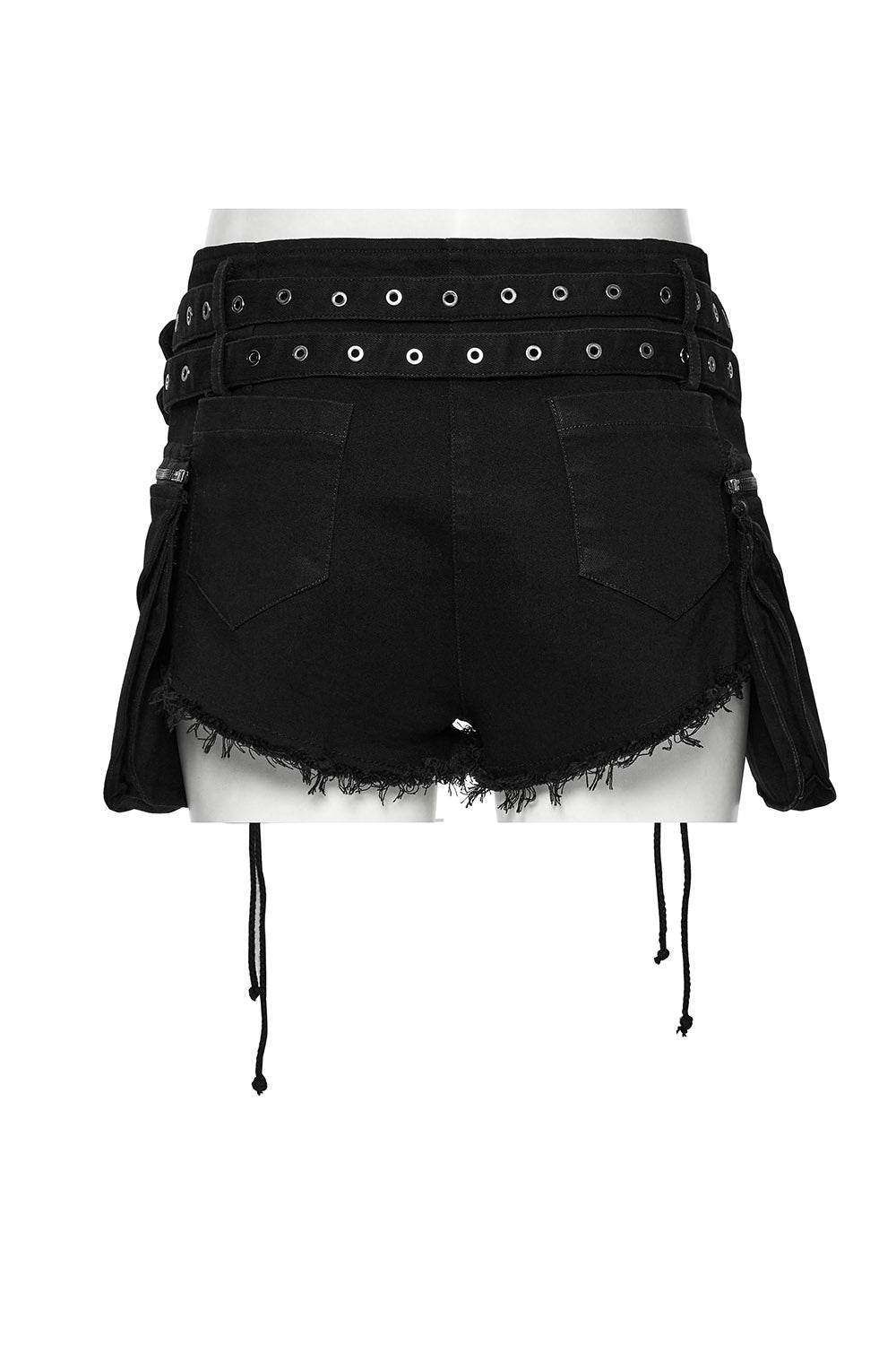 Bløødmetal Lace-Up Shorts with Holster Bag