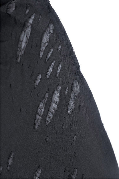 Catacombs Cut-Out Hooded Top