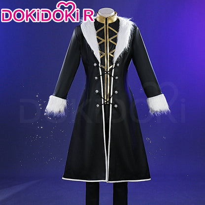 【Size S-2XL】DokiDoki-R Anime Cosplay Costume Black Plush Jacket