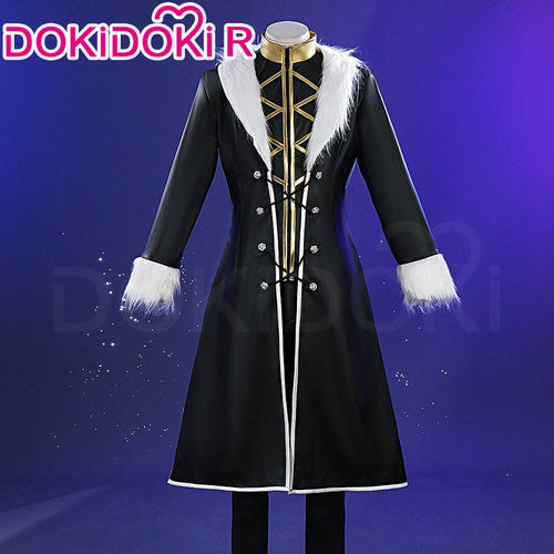 【Size S-2XL】DokiDoki-R Anime Cosplay Costume Black Plush Jacket