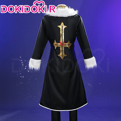 【Size S-2XL】DokiDoki-R Anime Cosplay Costume Black Plush Jacket